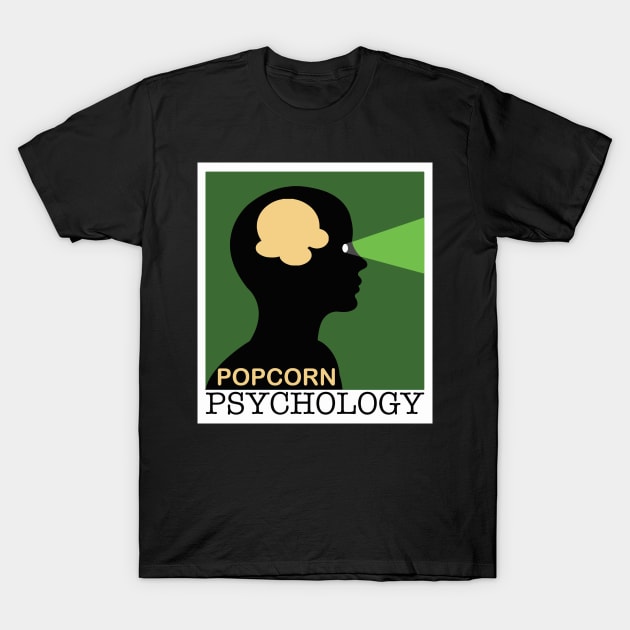 Popcorn Psychology Green Logo T-Shirt by Popcorn Psychology